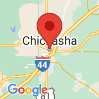 Map of Chickasha, OK US